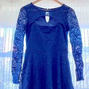 Lace Long Sleeve Dress